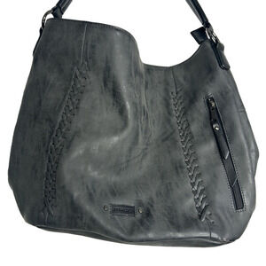 Mia & Luca Vegan Charcoal handbag